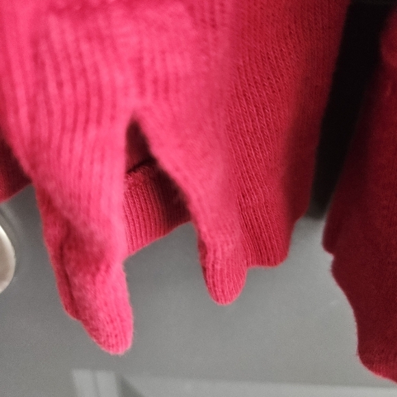 Polo Ralph Lauren Mens Red Estate Rib Quarter Zip Pullover Sweater Sz XL - Picture 9 of 14